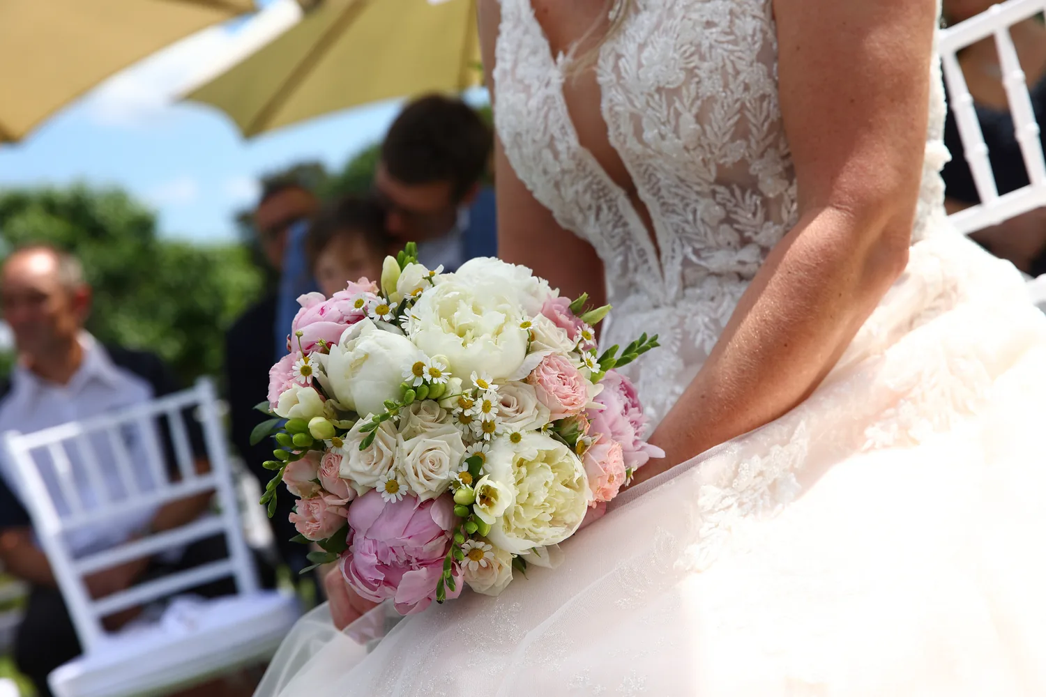 Persönliches Detail eines Hochzeitstages